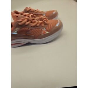 Geers By Dream Seek Womens Peach Lace Up Low Top Running Shoes Size US 7